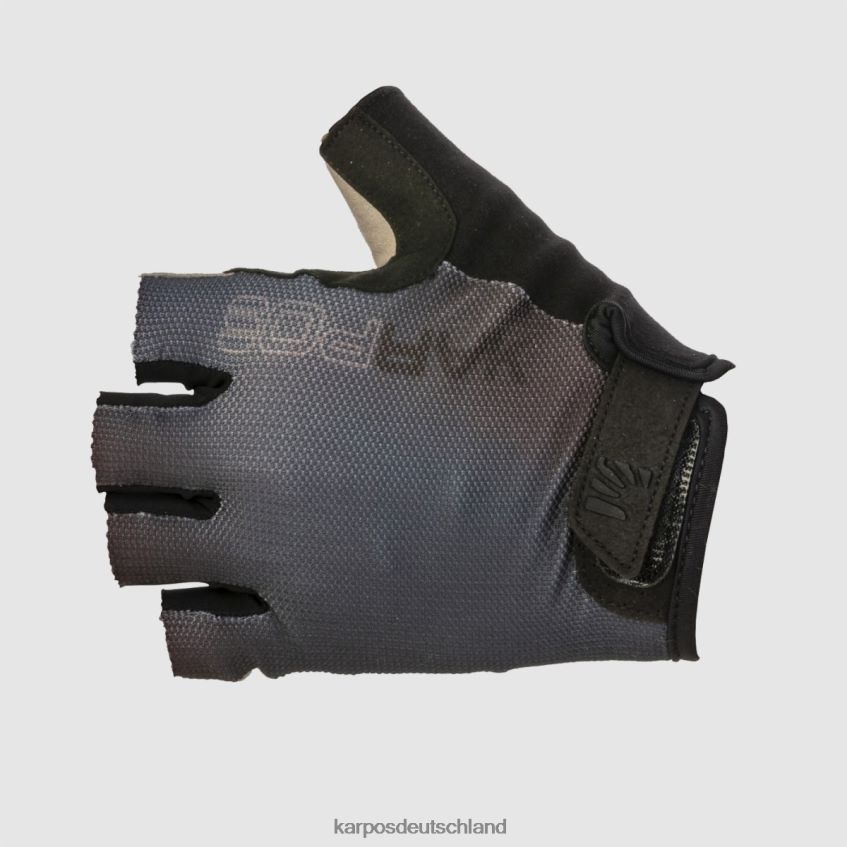 Handschuh| de Karpos Frauen Federia 1/2-Finger-Handschuh Schwarz ZV820Z906