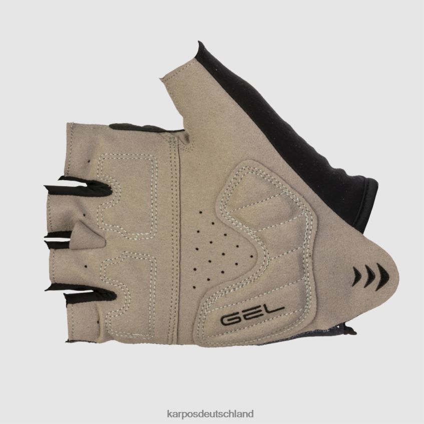 Handschuh| de Karpos Frauen Federia 1/2-Finger-Handschuh Schwarz ZV820Z906