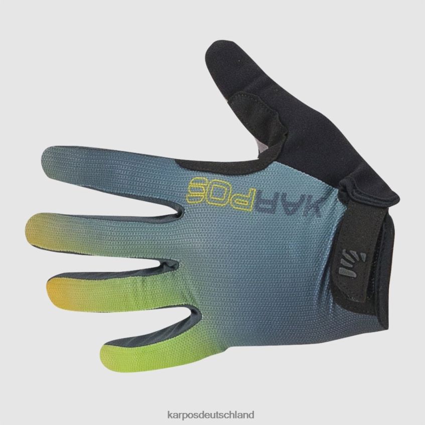 Handschuh| de Karpos Frauen Federia-Handschuh dunkler Schiefer/Nordatlantik/Lemo ZV820Z896