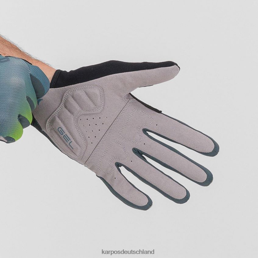 Handschuh| de Karpos Frauen Federia-Handschuh dunkler Schiefer/Nordatlantik/Lemo ZV820Z896