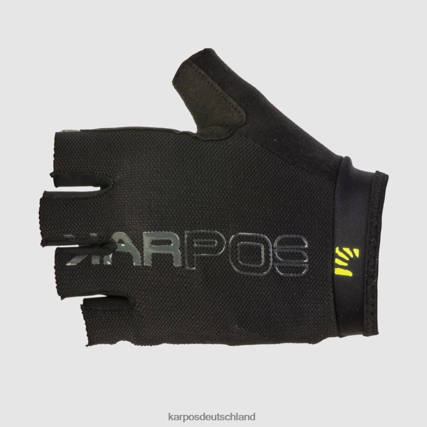 Handschuh| de Karpos Frauen Schneller 1/2-Finger-Handschuh Schwarz ZV820Z891