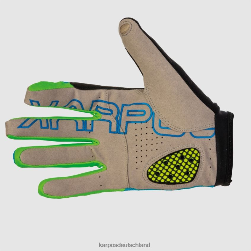 Handschuh| de Karpos Frauen Schnellhandschuh indigo b./grün fluo ZV820Z895