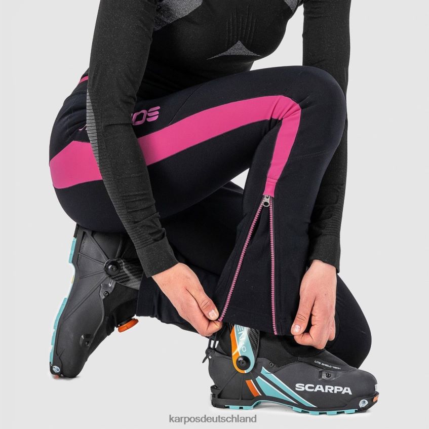 Hose| de Karpos Frauen Alagna Evo W Hose Schwarz/Kabarett ZV820Z1463