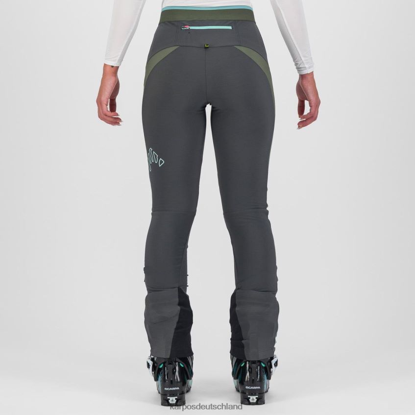 Hose| de Karpos Frauen Alagna Evo W Hose schwarzer Sand/Thymian ZV820Z1465