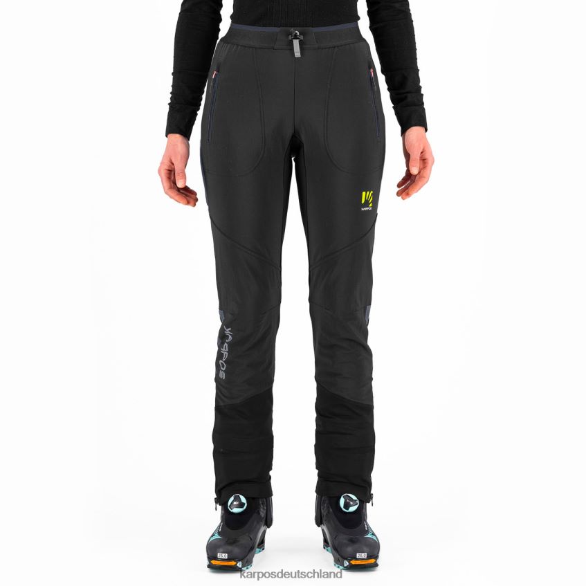 Hose| de Karpos Frauen Alagna Plus Evo W Hose Schwarz/Tusche ZV820Z1405