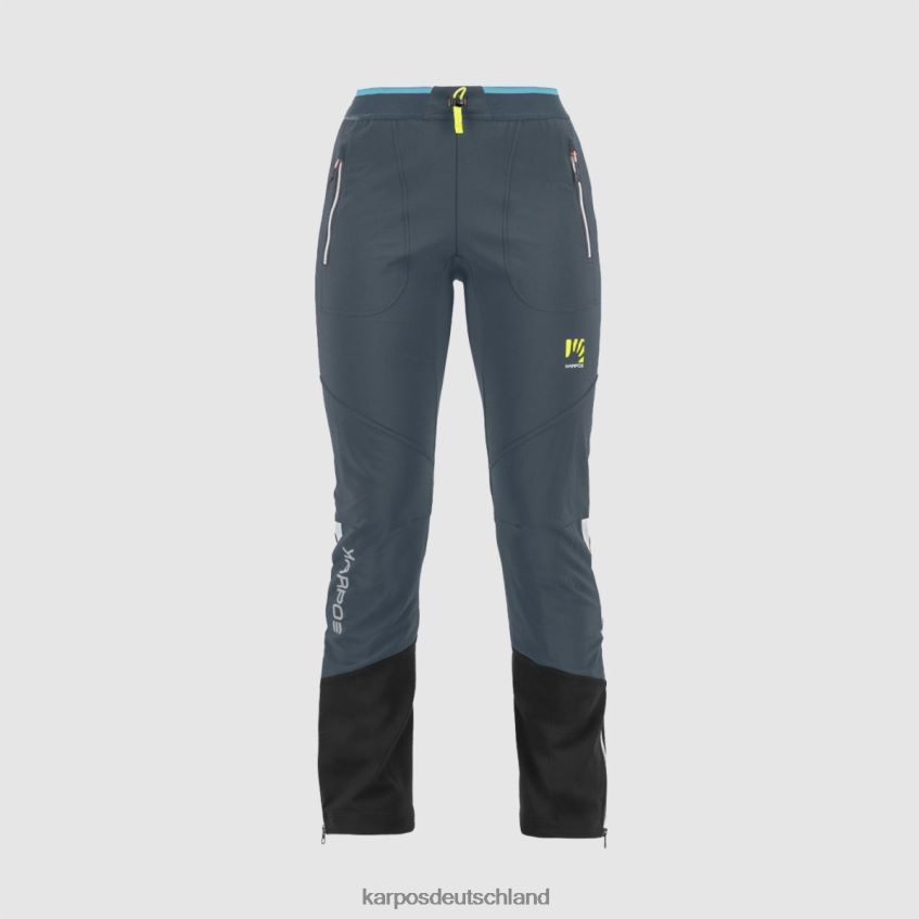 Hose| de Karpos Frauen Alagna Plus Evo W Hose dunkler Schiefer/blaues Atoll ZV820Z1408