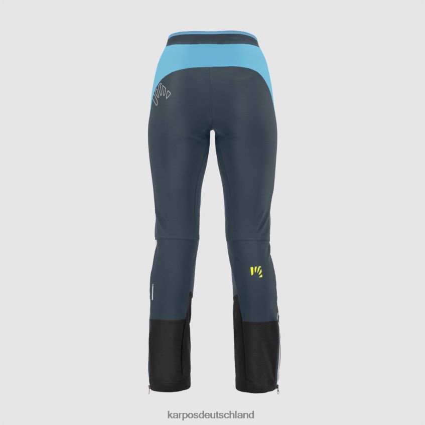 Hose| de Karpos Frauen Alagna Plus Evo W Hose dunkler Schiefer/blaues Atoll ZV820Z1408