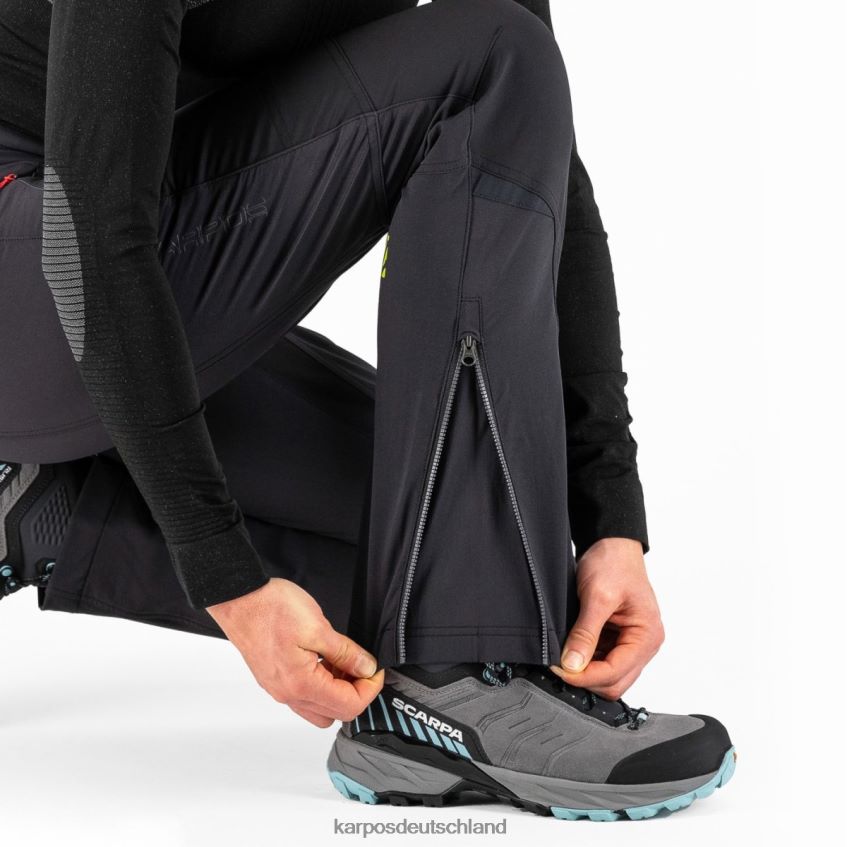 Hose| de Karpos Frauen Cevedale Evo W Hose schwarz dunkelgrau ZV820Z1436