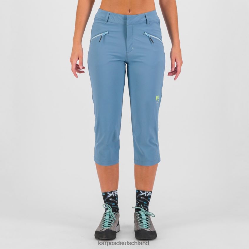 Hose| de Karpos Frauen Fantasia Evo mit 3/4-Hose Frühlingssee/Aquamarin ZV820Z1502