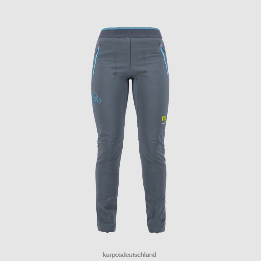 Hose| de Karpos Frauen Federa mit Hose dunkler Schiefer/blaues Atoll ZV820Z1427