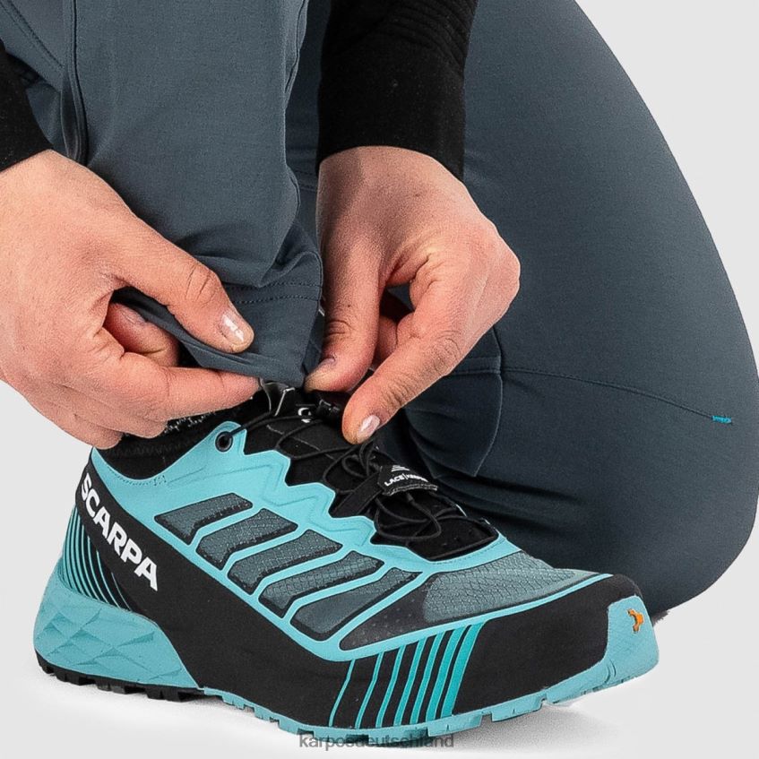 Hose| de Karpos Frauen Federa mit Hose dunkler Schiefer/blaues Atoll ZV820Z1427