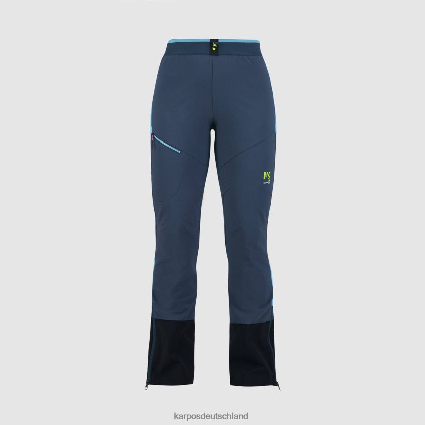 Hose| de Karpos Frauen Grand Mont W Skimo Hose Mitternacht/blaues Atoll ZV820Z1417