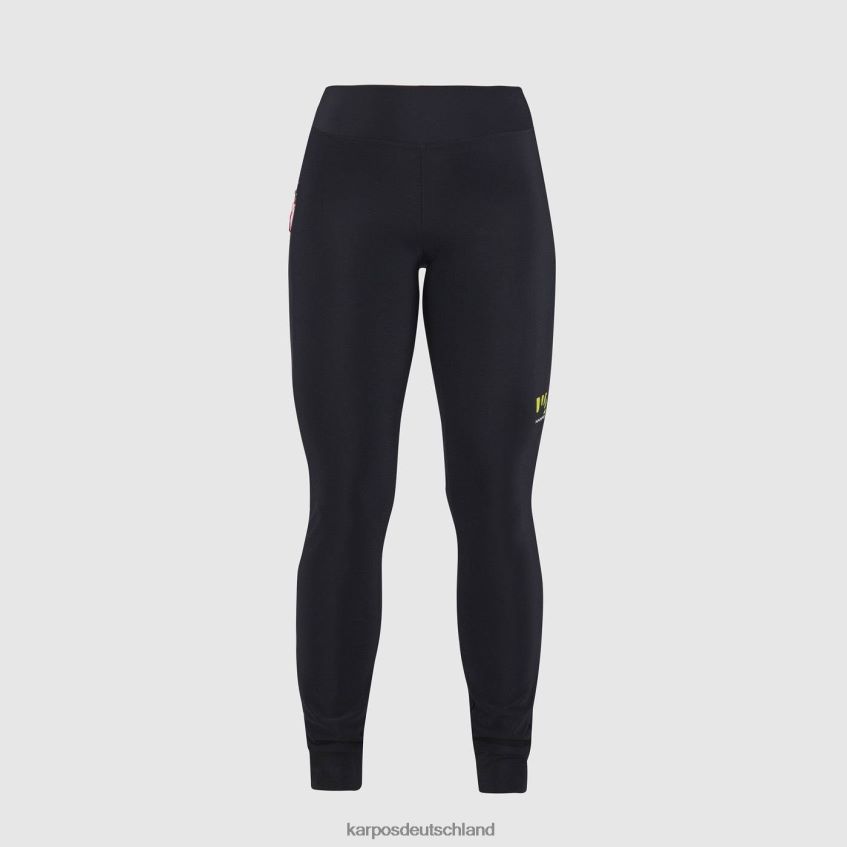 Hose| de Karpos Frauen Lässige Winterhose Schwarz-Rosa-Fluo ZV820Z1519