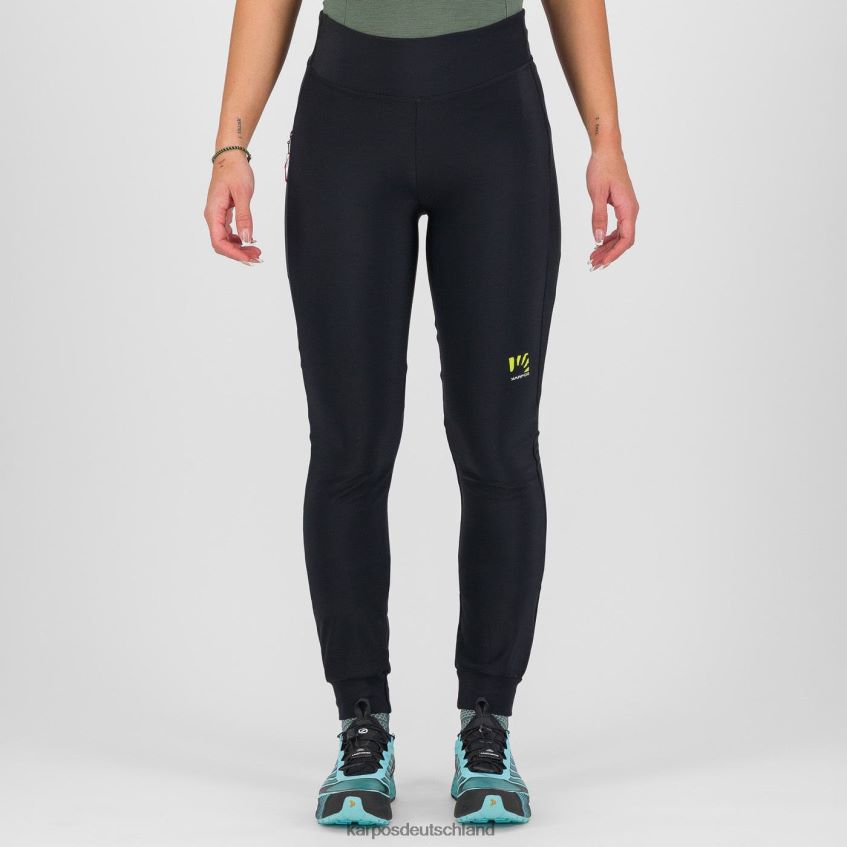 Hose| de Karpos Frauen Lässige Winterhose Schwarz-Rosa-Fluo ZV820Z1519