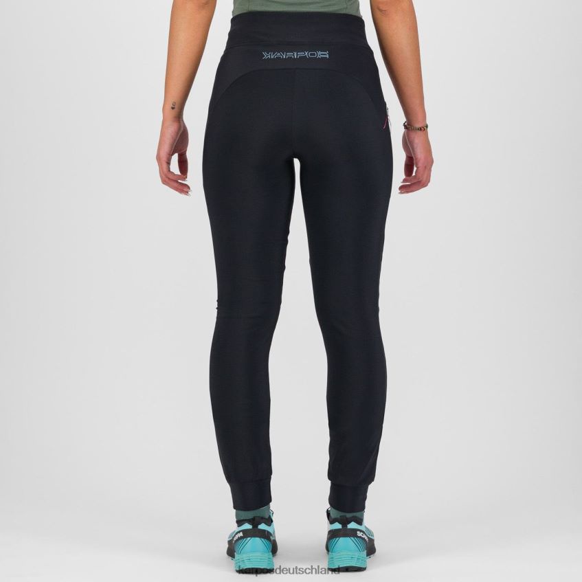 Hose| de Karpos Frauen Lässige Winterhose Schwarz-Rosa-Fluo ZV820Z1519