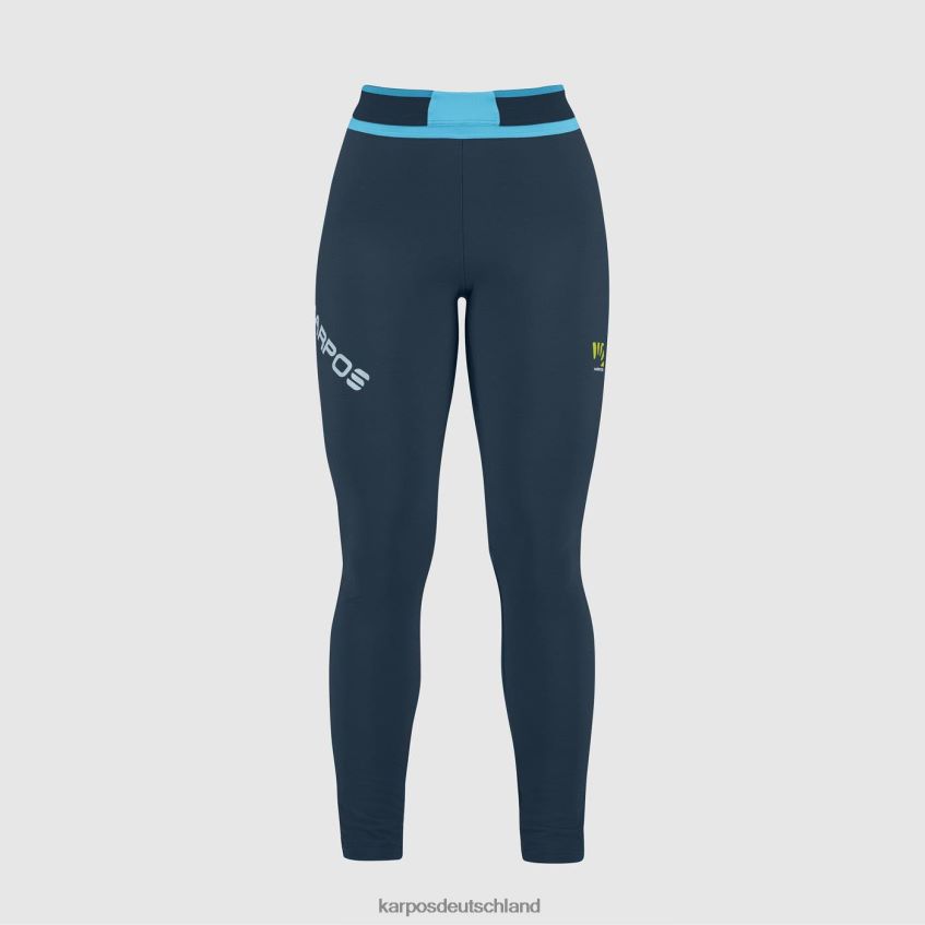 Hose| de Karpos Frauen Lavaredo Plus Winter w Tight Mitternacht/blaues Atoll ZV820Z1498