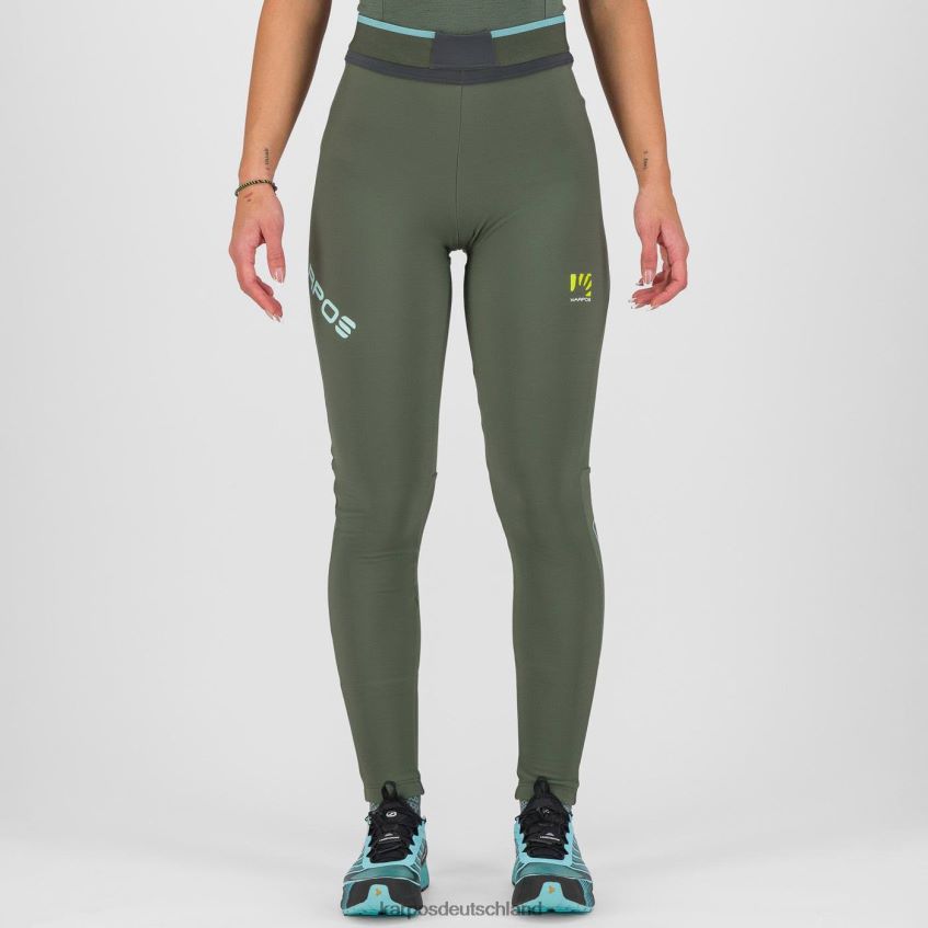 Hose| de Karpos Frauen Lavaredo Plus Winter w Tight Thymian/schwarzer Sand ZV820Z1496