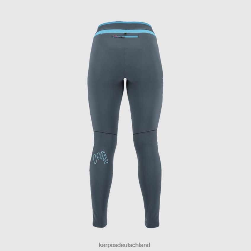 Hose| de Karpos Frauen Lavaredo Plus Winter w Tight dunkler Schiefer/blaues Atoll ZV820Z1495