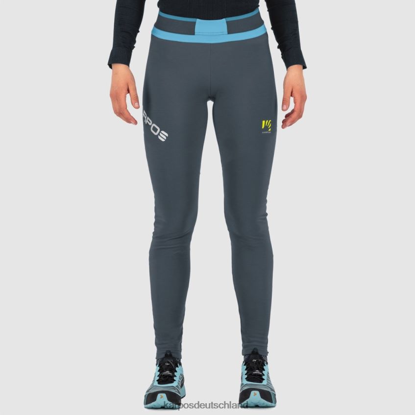 Hose| de Karpos Frauen Lavaredo Plus Winter w Tight dunkler Schiefer/blaues Atoll ZV820Z1495