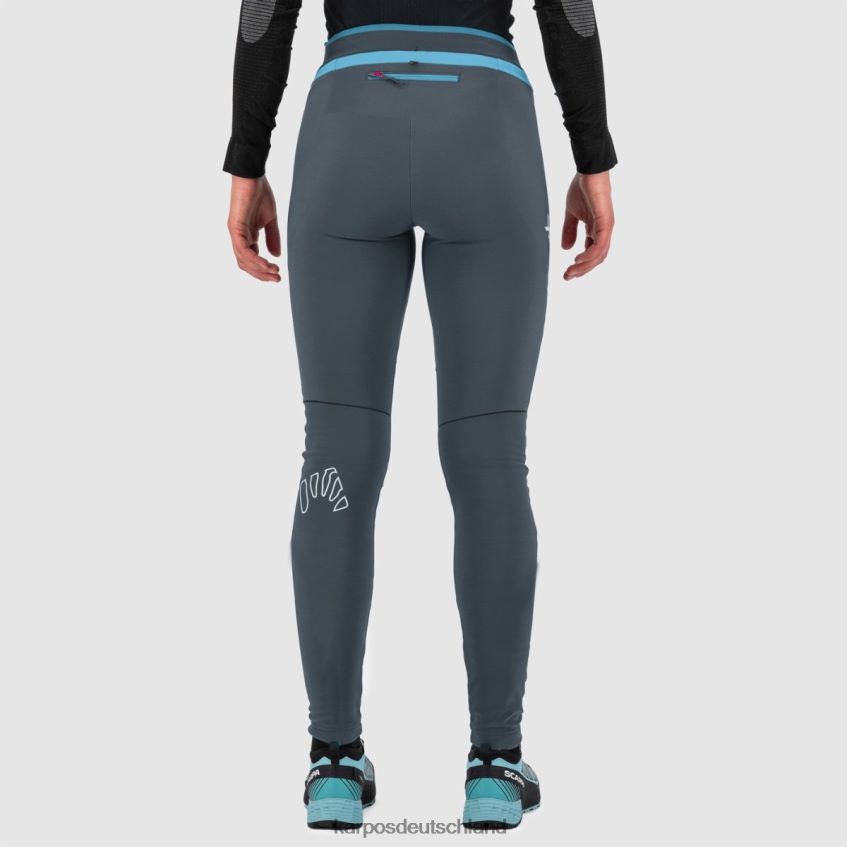 Hose| de Karpos Frauen Lavaredo Plus Winter w Tight dunkler Schiefer/blaues Atoll ZV820Z1495