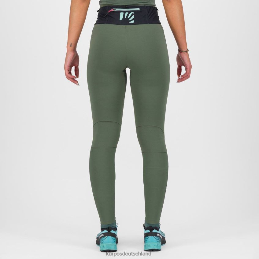 Hose| de Karpos Frauen Lavaredo Winter w eng Thymian/schwarzer Sand ZV820Z1516