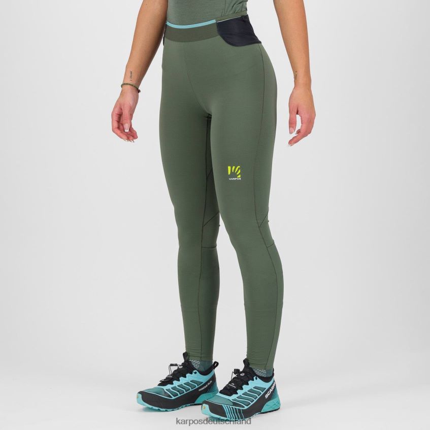 Hose| de Karpos Frauen Lavaredo Winter w eng Thymian/schwarzer Sand ZV820Z1516