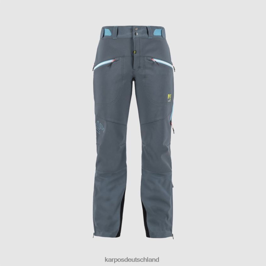 Hose| de Karpos Frauen Marmolada mit Hose dunkler Schiefer/blaues Atoll ZV820Z1401