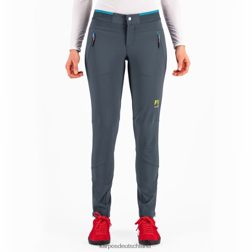 Hose| de Karpos Frauen Pietena mit Hose dunkler Schiefer/blaues Atoll ZV820Z1447