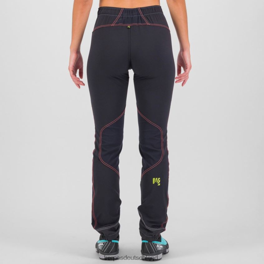 Hose| de Karpos Frauen Rock mit Hose Vintage-Indigo/Schwarz/Koralle ZV820Z1469