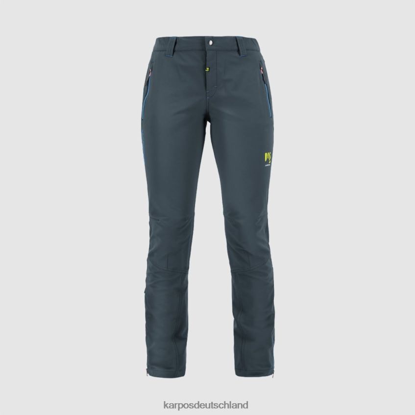 Hose| de Karpos Frauen San Martino mit Hose dunkler Schiefer/blaues Atoll ZV820Z1422