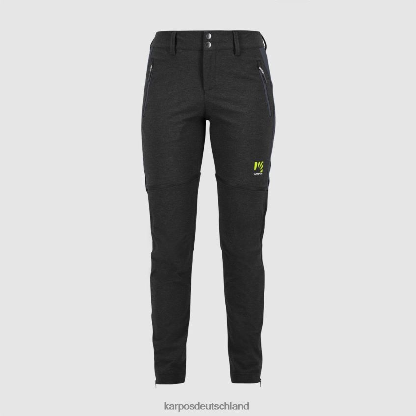 Hose| de Karpos Frauen Santa Croce mit Zip-Off-Hose Schwarz/Ombreblau ZV820Z1430