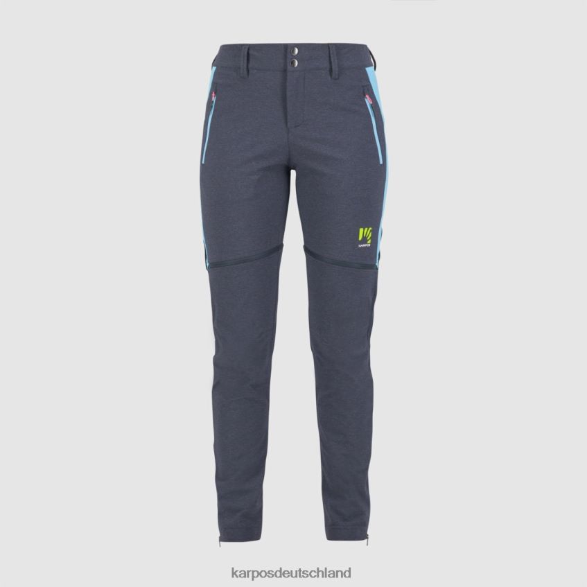 Hose| de Karpos Frauen Santa Croce mit Zip-Off-Hose Sky Captain/Blue Atoll ZV820Z1428