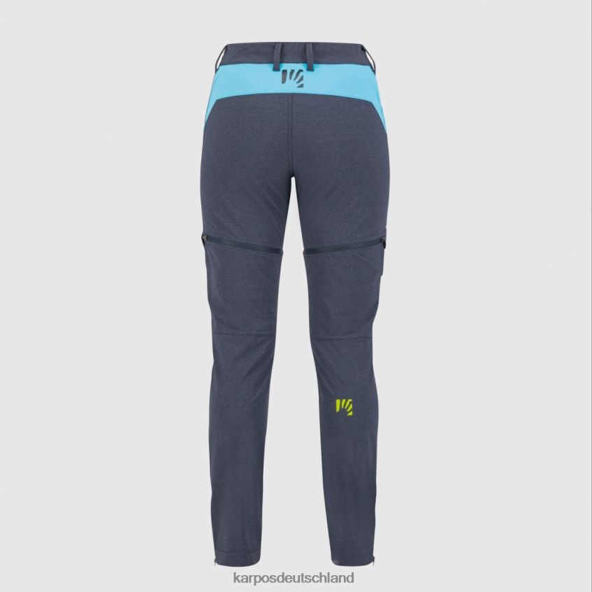 Hose| de Karpos Frauen Santa Croce mit Zip-Off-Hose Sky Captain/Blue Atoll ZV820Z1428