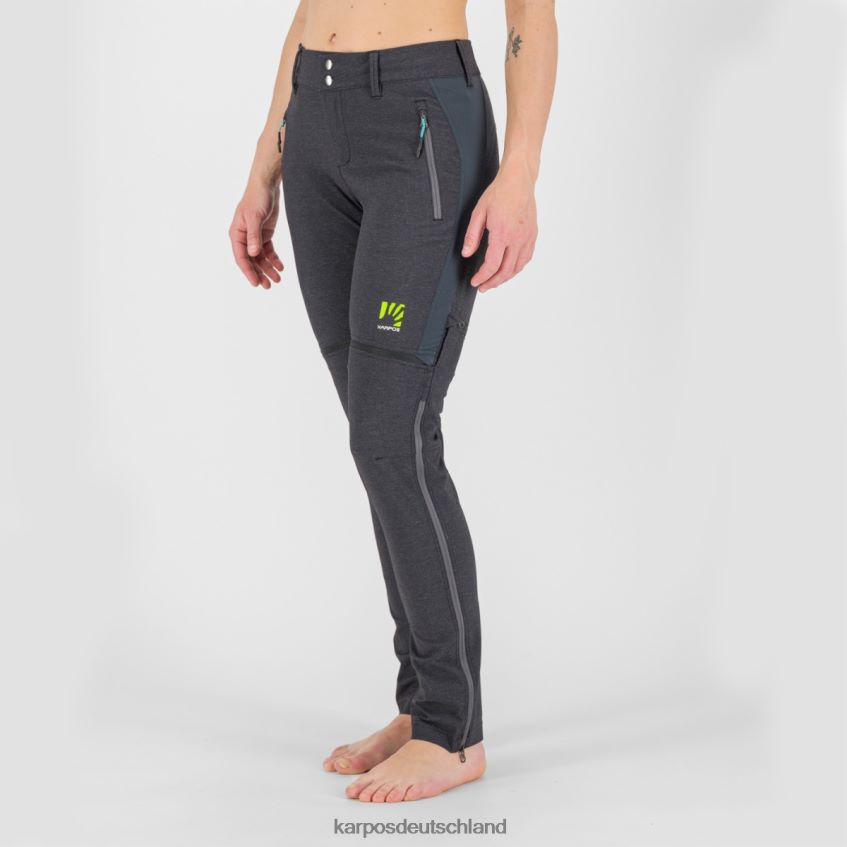 Hose| de Karpos Frauen Santa Croce mit Zip-Off-Hose schwarz/dunkelgrau ZV820Z1429