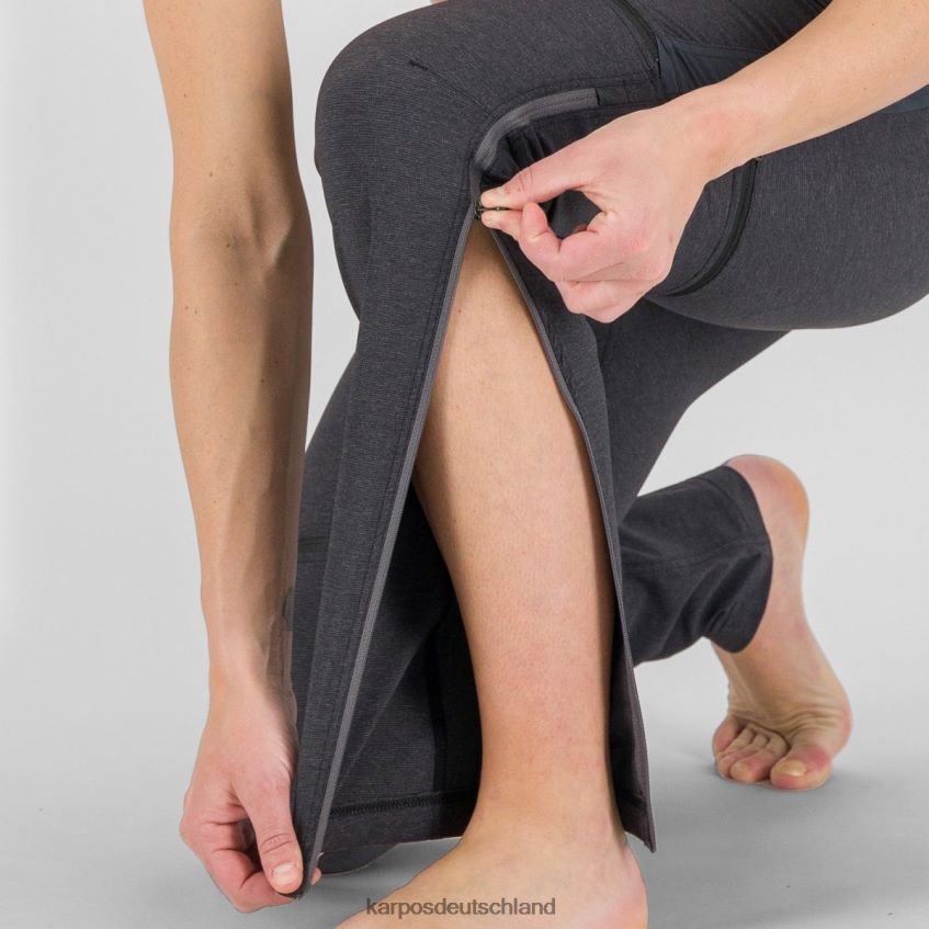 Hose| de Karpos Frauen Santa Croce mit Zip-Off-Hose schwarz/dunkelgrau ZV820Z1429