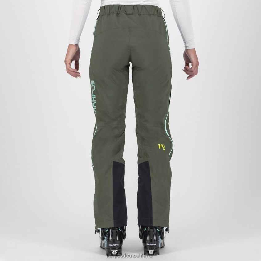 Hose| de Karpos Frauen Valsesia Shell mit Hose Thymian/schwarzer Sand ZV820Z1391
