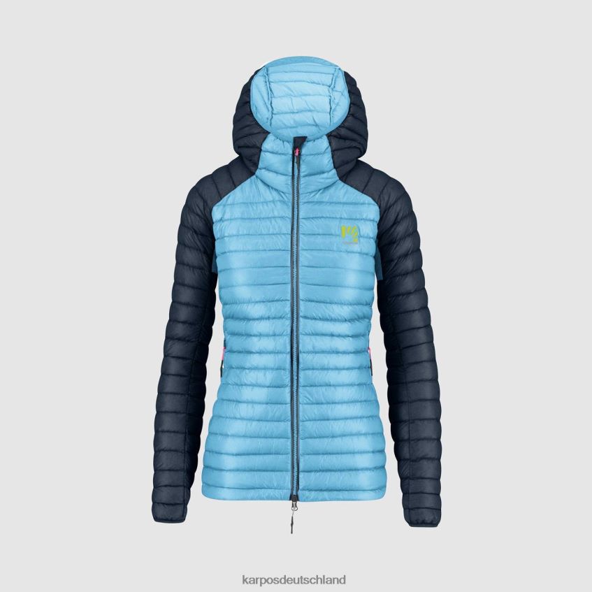 Jacke| de Karpos Frauen Alagna Daunenjacke mit Jacke blaues Atoll/Mitternacht ZV820Z960