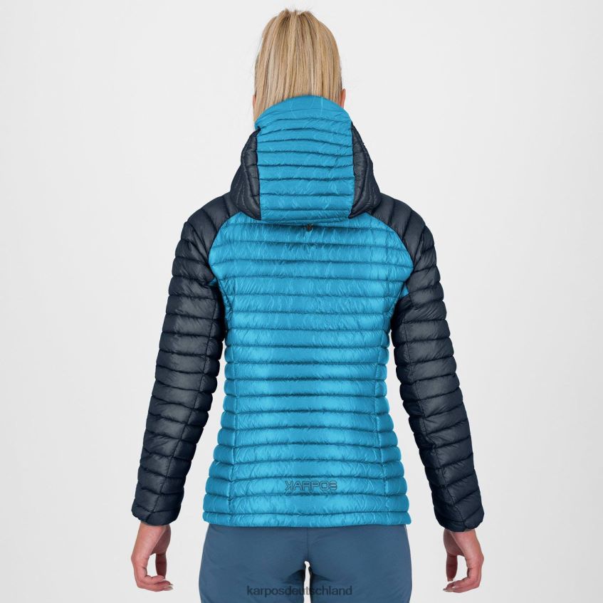 Jacke| de Karpos Frauen Alagna Daunenjacke mit Jacke blaues Atoll/Mitternacht ZV820Z960