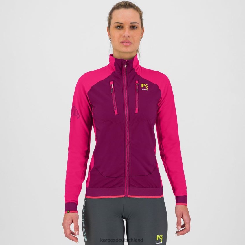Jacke| de Karpos Frauen Alagna Evo W Jacke Boysenbeere/Rosa ZV820Z1078