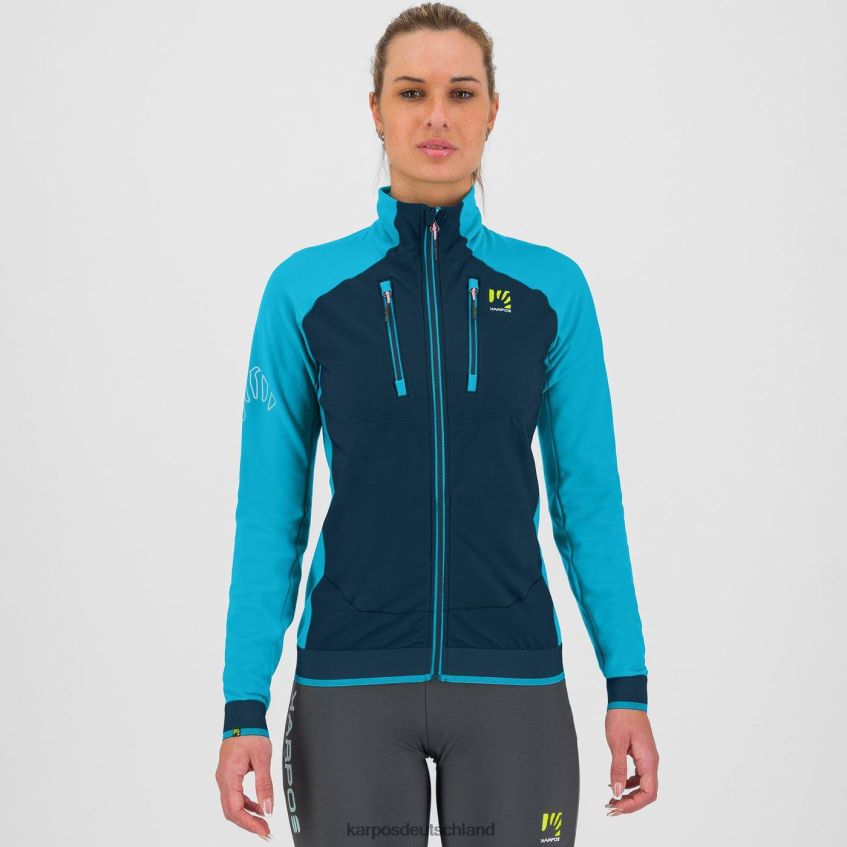 Jacke| de Karpos Frauen Alagna Evo W Jacke Mitternacht/blaues Atoll ZV820Z1077