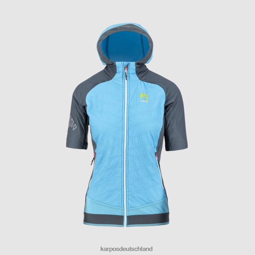 Jacke| de Karpos Frauen Alagna Evo mit Puffy blaues Atoll/dunkler Schiefer ZV820Z1044