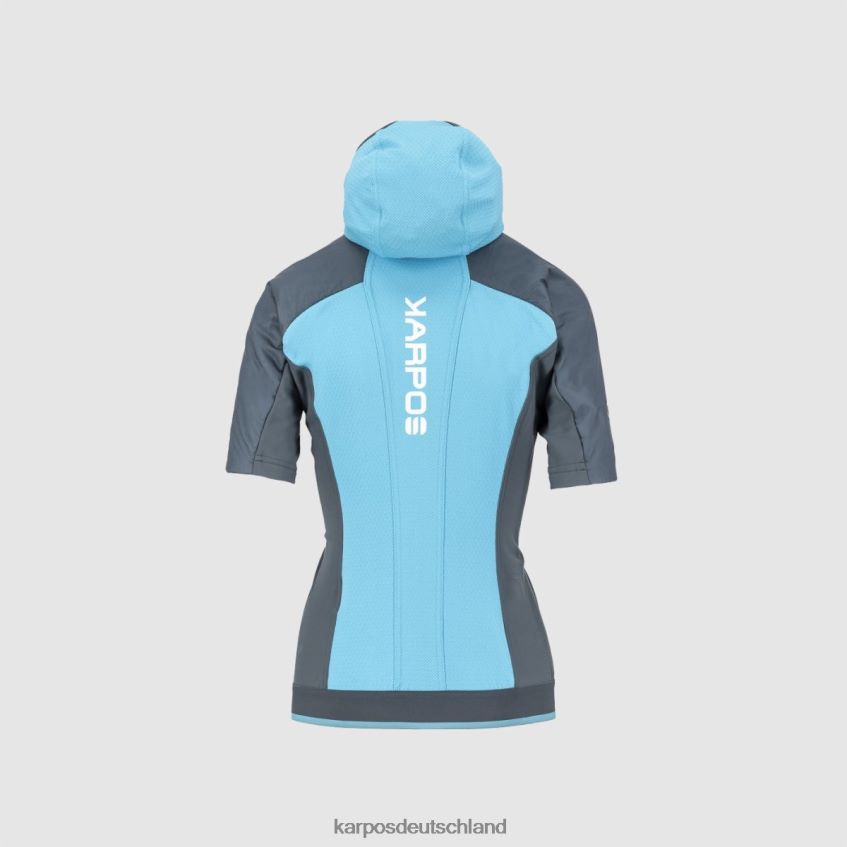 Jacke| de Karpos Frauen Alagna Evo mit Puffy blaues Atoll/dunkler Schiefer ZV820Z1044