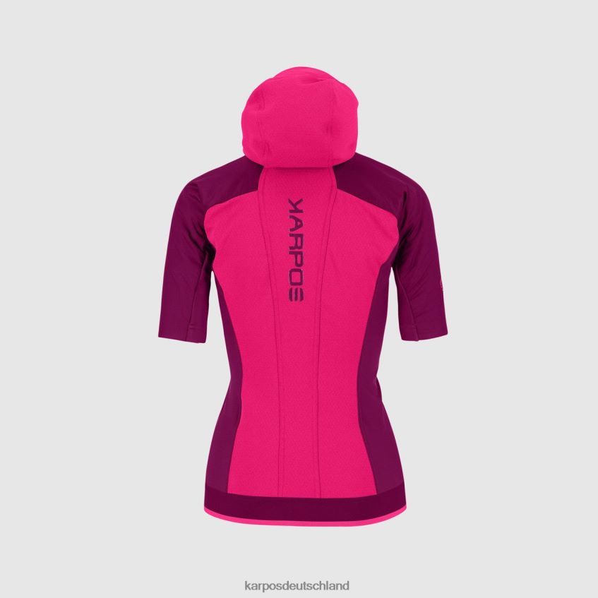 Jacke| de Karpos Frauen Alagna Evo mit Puffy rosa/boysenbeere ZV820Z1045