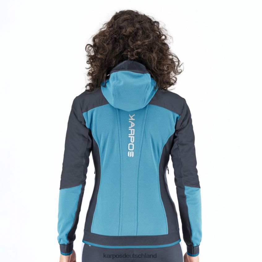 Jacke| de Karpos Frauen Alagna Plus Evo W Jacke blaues Atoll/dunkler Schiefer ZV820Z1017