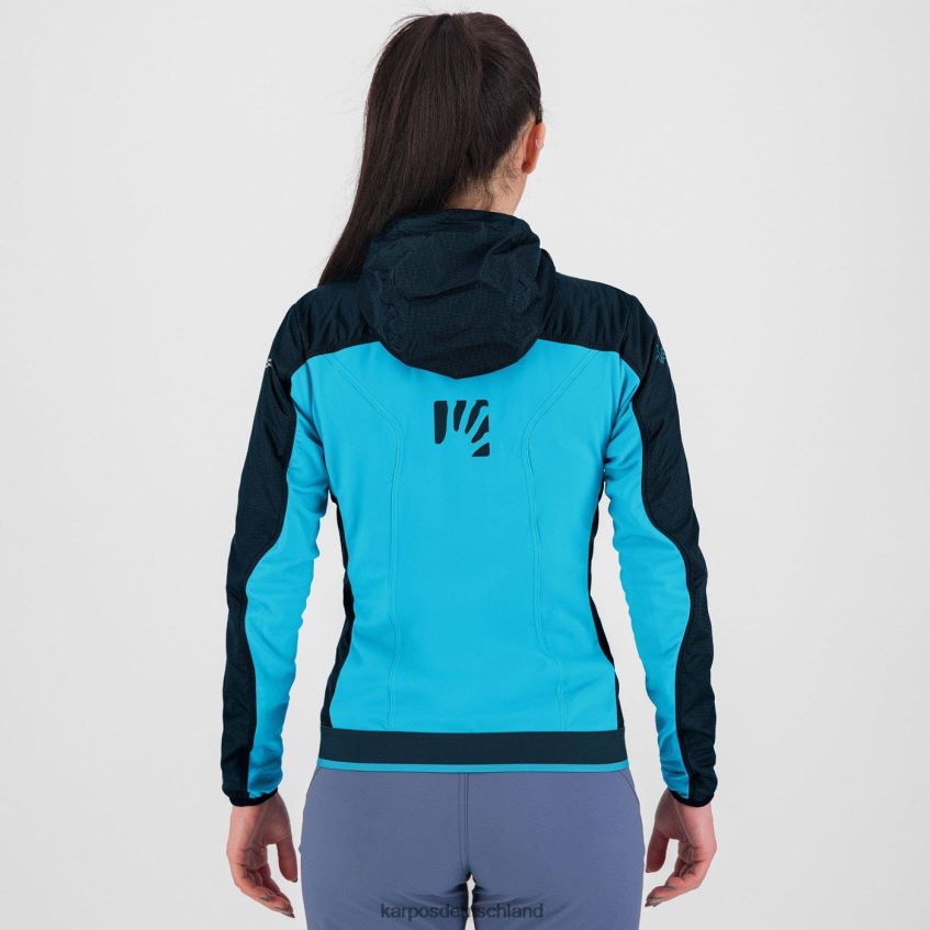 Jacke| de Karpos Frauen Federa W Jacke Mitternacht/blaues Atoll ZV820Z1015