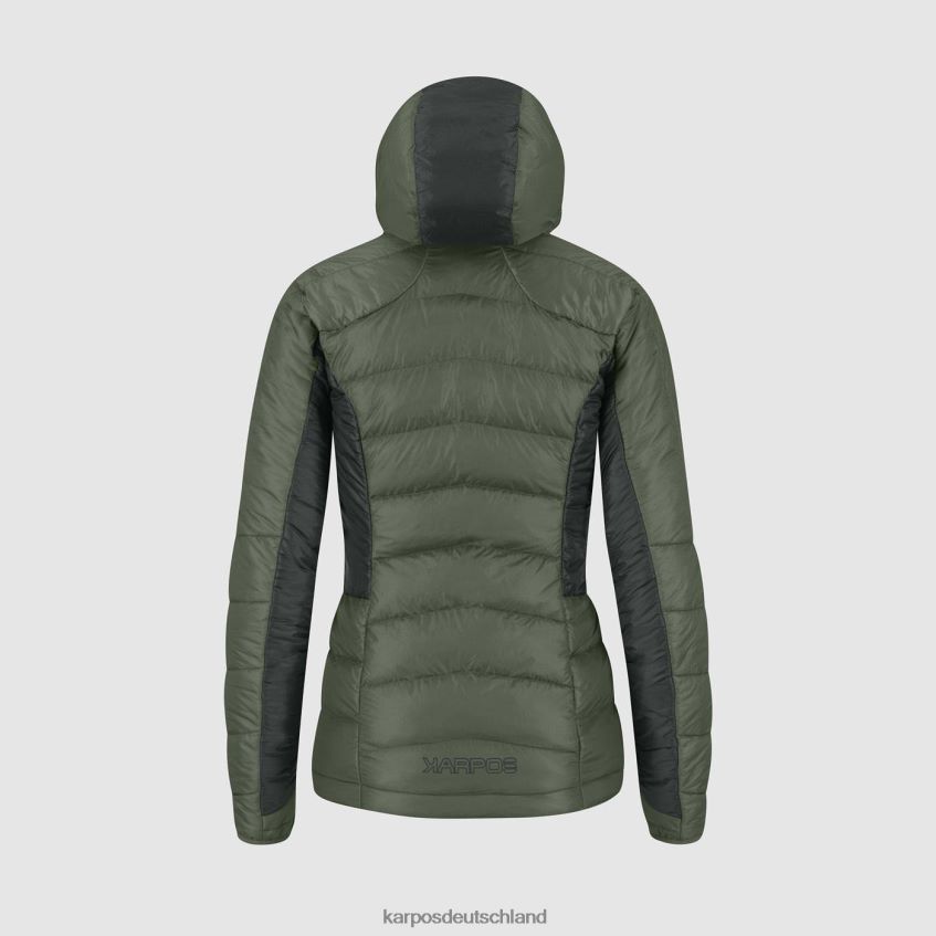 Jacke| de Karpos Frauen Focobon mit Jacke Thymian/schwarzer Sand ZV820Z970