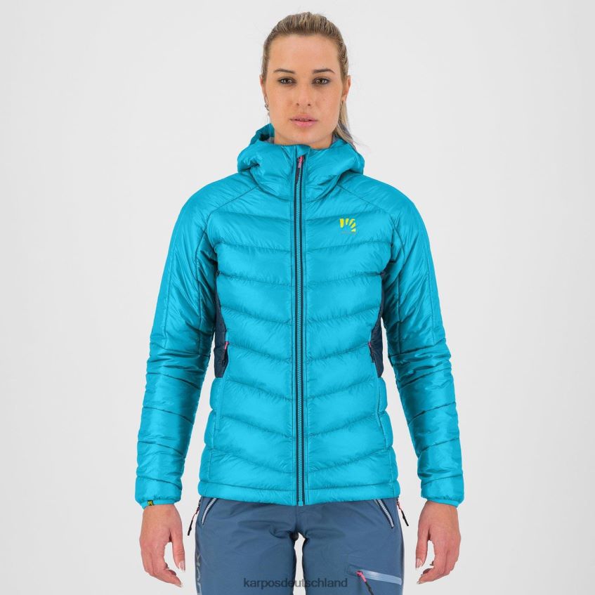 Jacke| de Karpos Frauen Focobon mit Jacke blaues Atoll/Mitternacht ZV820Z973
