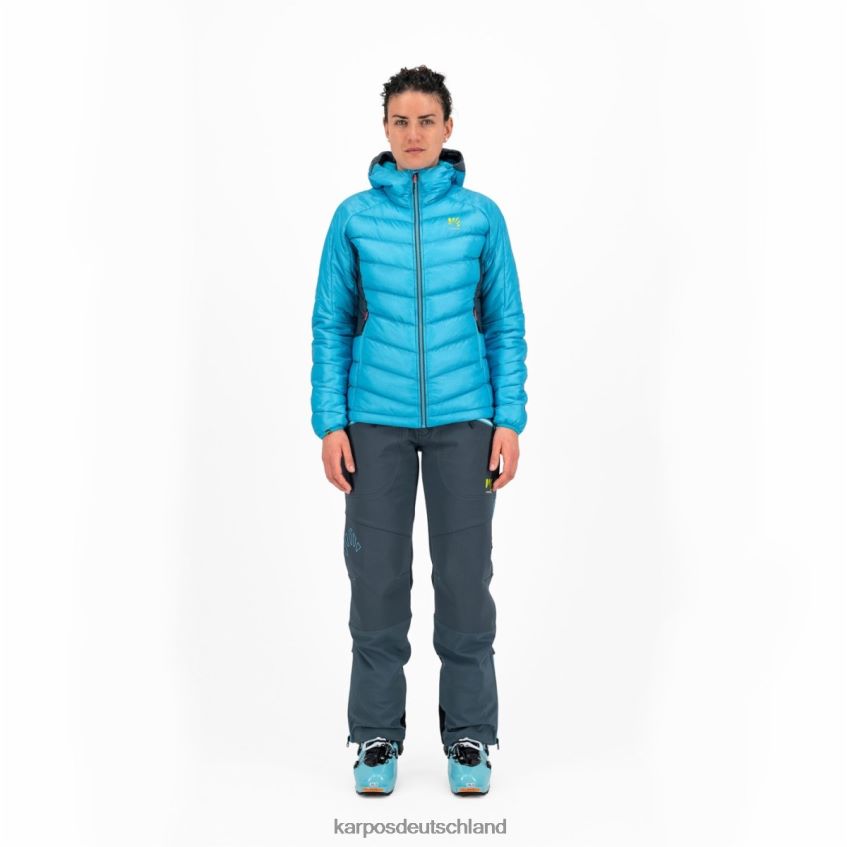 Jacke| de Karpos Frauen Focobon mit Jacke blaues Atoll/dunkler Schiefer ZV820Z972