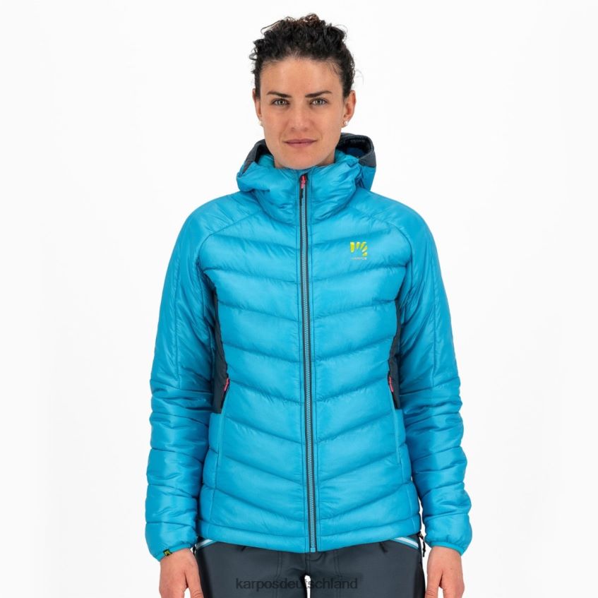 Jacke| de Karpos Frauen Focobon mit Jacke blaues Atoll/dunkler Schiefer ZV820Z972