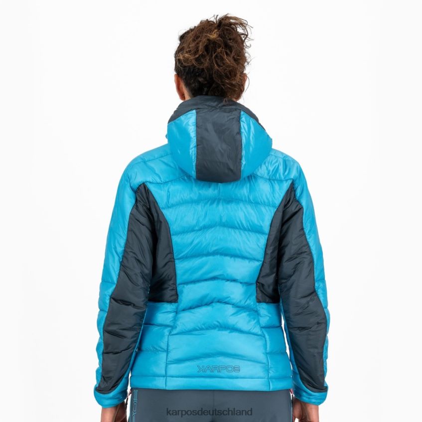 Jacke| de Karpos Frauen Focobon mit Jacke blaues Atoll/dunkler Schiefer ZV820Z972